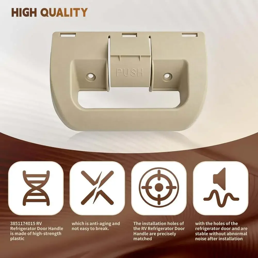 RV Refrigerator Door Handle Beige Compatible with Dometic RM2652 RM2662 RM2852